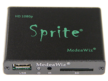 MedeaWiz DV-S1 Sprite HD video player with serial control